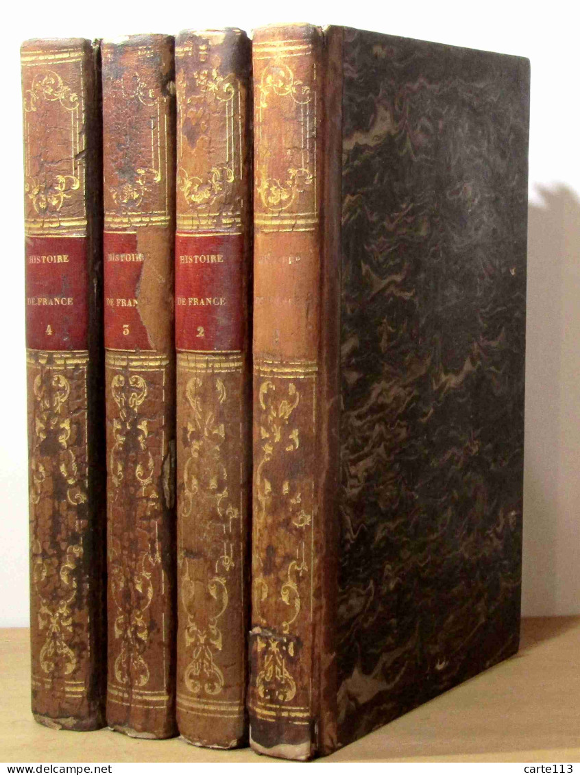 ANQUETIL Louis-Pierre - HISTOIRE DE FRANCE - 4 TOMES - 1801-1900