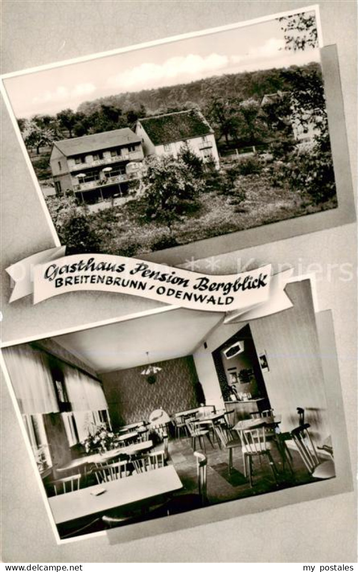 73792365 Breitenbrunn Odenwald GAsthaus-Pension Bergblick Innen- U. Aussenansich - Autres & Non Classés