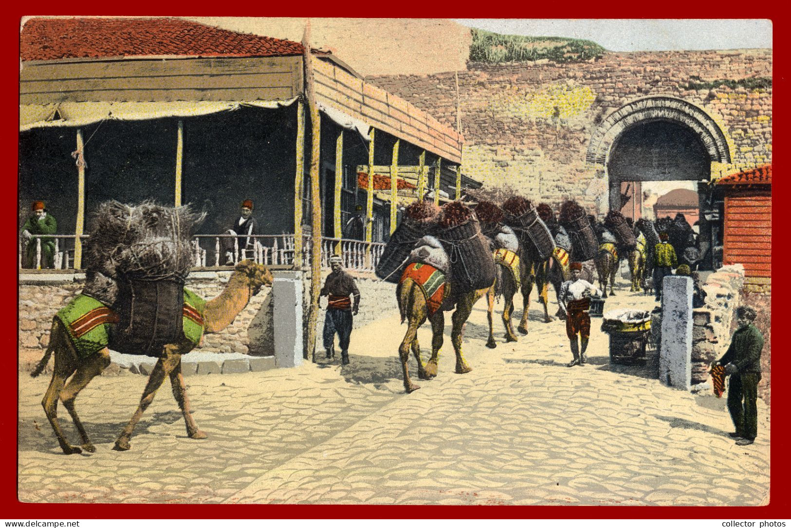 Constantinople Istanbul, Turkey. Lot Of 11 Vintage Postcards. Painted Style [de136] - Turkije