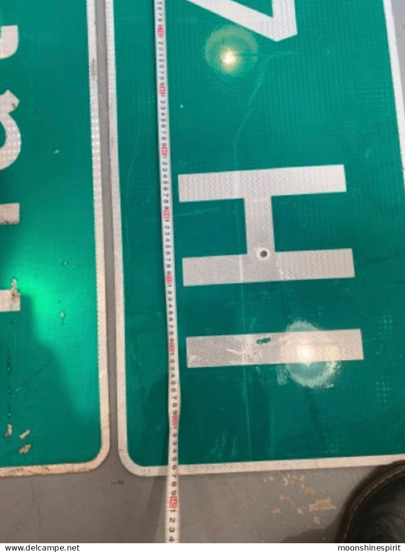 American Road Signs / Panneaux De Signalisation Américains - Number Plates