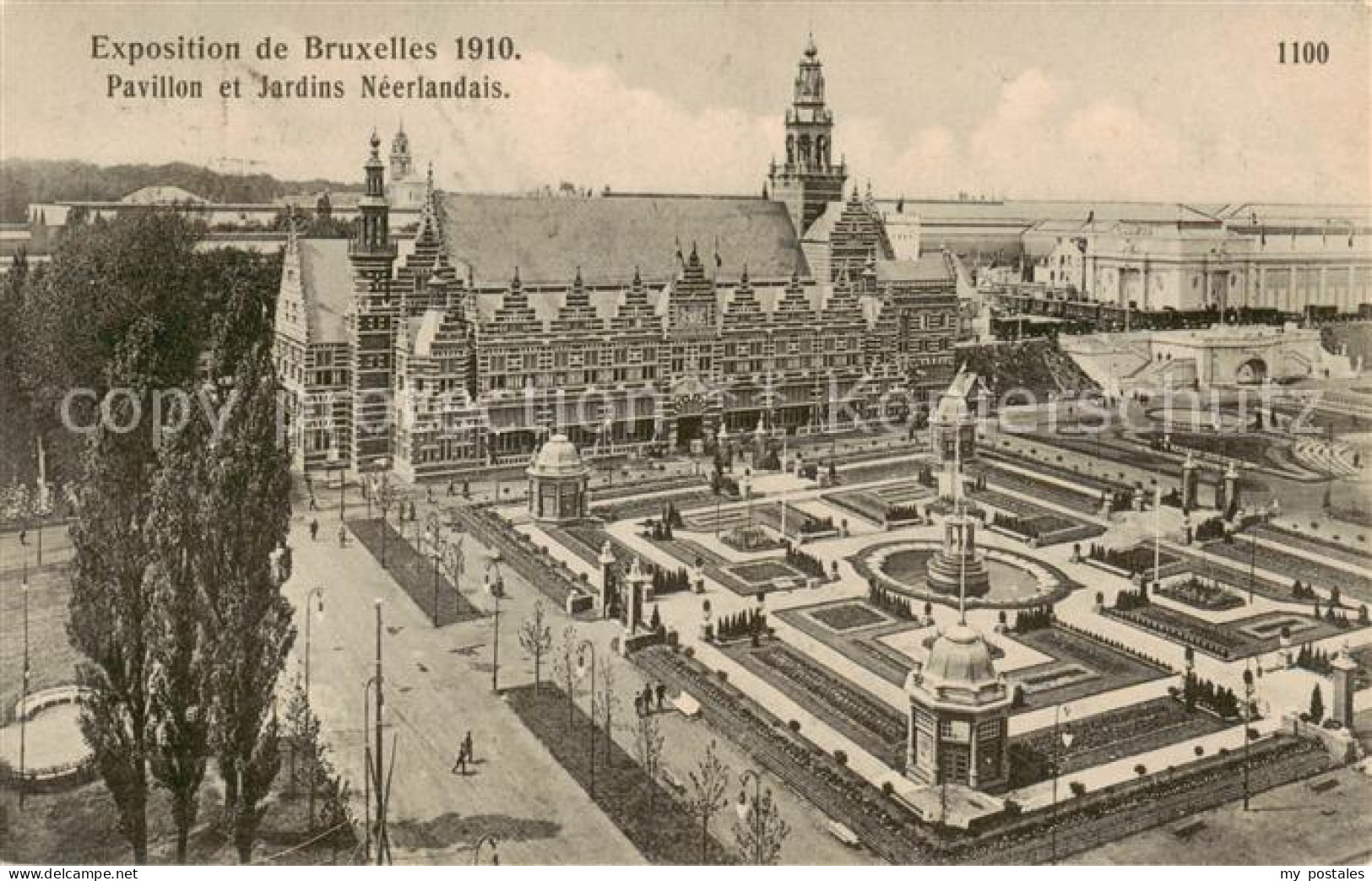 73792321 Bruxelles Bruessel Exposition Bruxelles1910 Pavillon Et Jardins Neerlan - Other & Unclassified