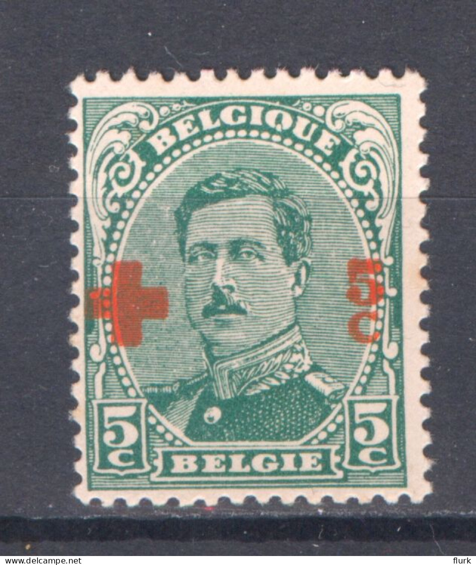 België Nr 152 XX Cote €3 Perfect - 1918 Croce Rossa