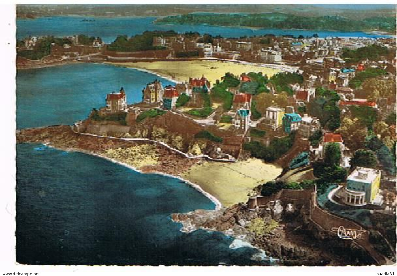 35    DINARD  L LA POINTE DE LA MALOUINE  ET VUE SUR LA RANCE  1954 - Dinard