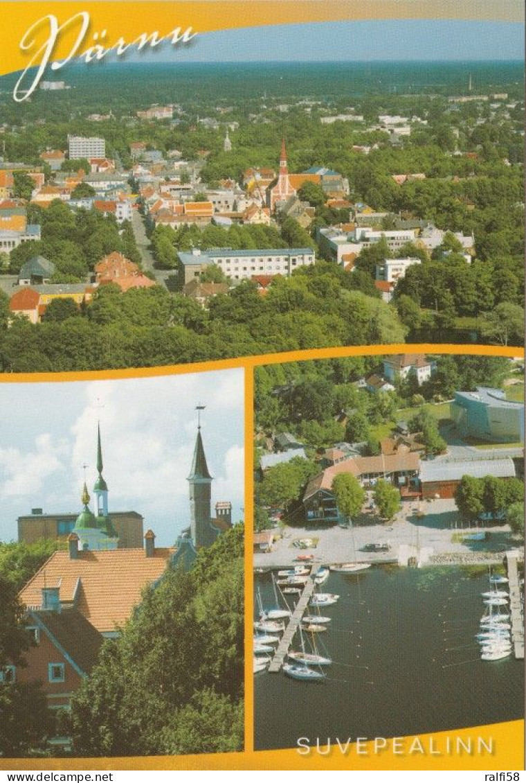 1 AK Estland / Estonia * Ansichten Der Estnischen Hafenstadt Pärnu * - Estonie
