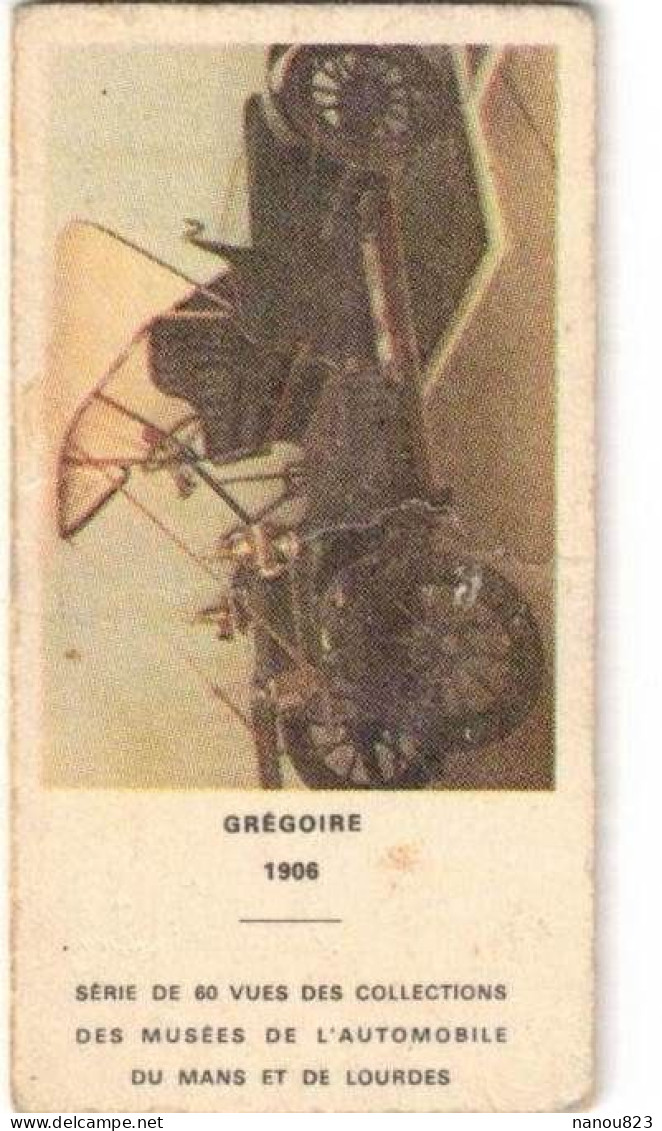 TICKET PUBLICITE DE PESAGE APPAREILS AUTOMATIQUES MUSEE AUTOMOBILE LE MANS LOURDES TRANSPORTS VOITURE GREGOIRE POISSY - Voitures