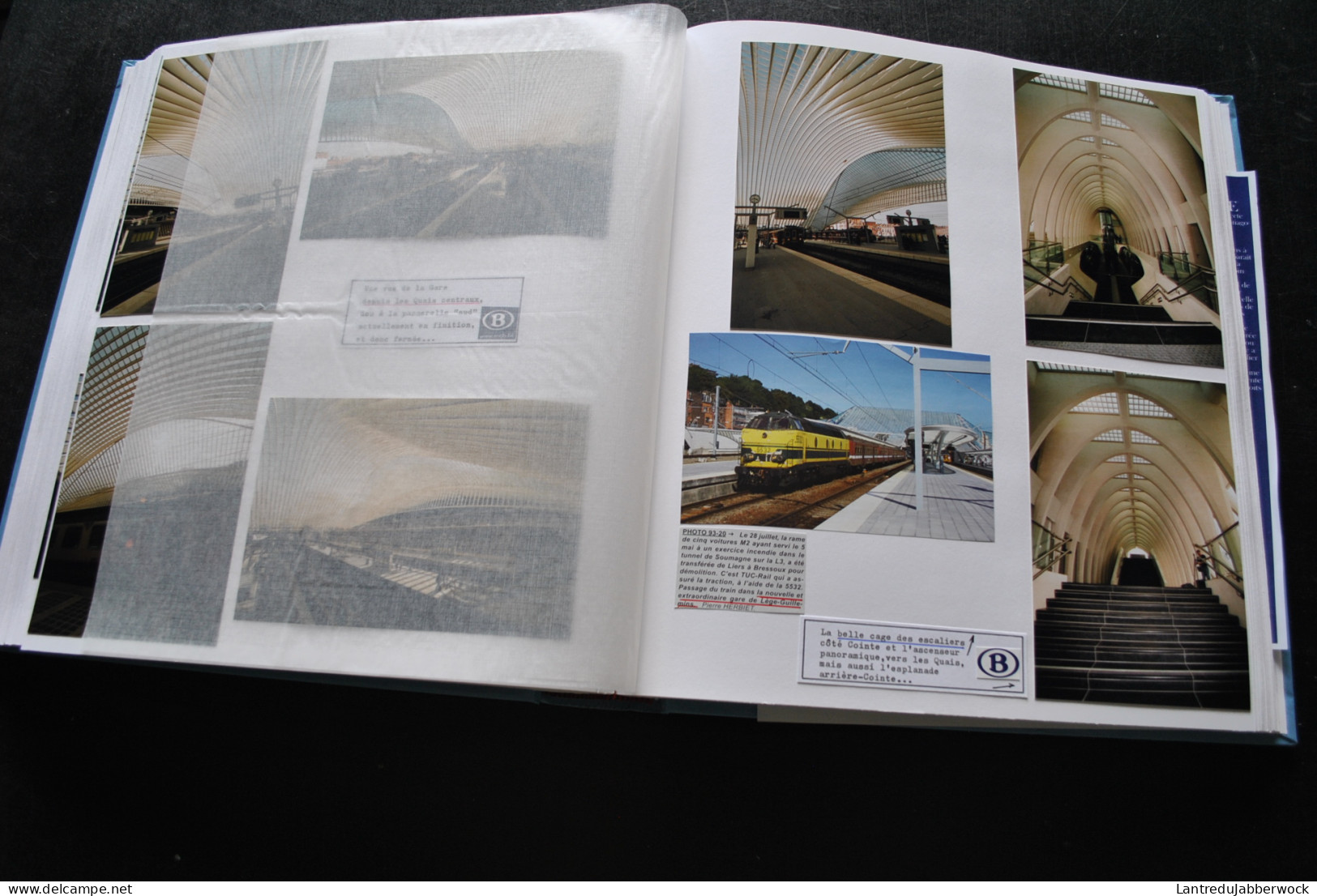 Album photo 68 TGV Thalys Inauguration Gare Liège Guillemins Revue de presse + Articles Cologne Cabine Hastedon Paris