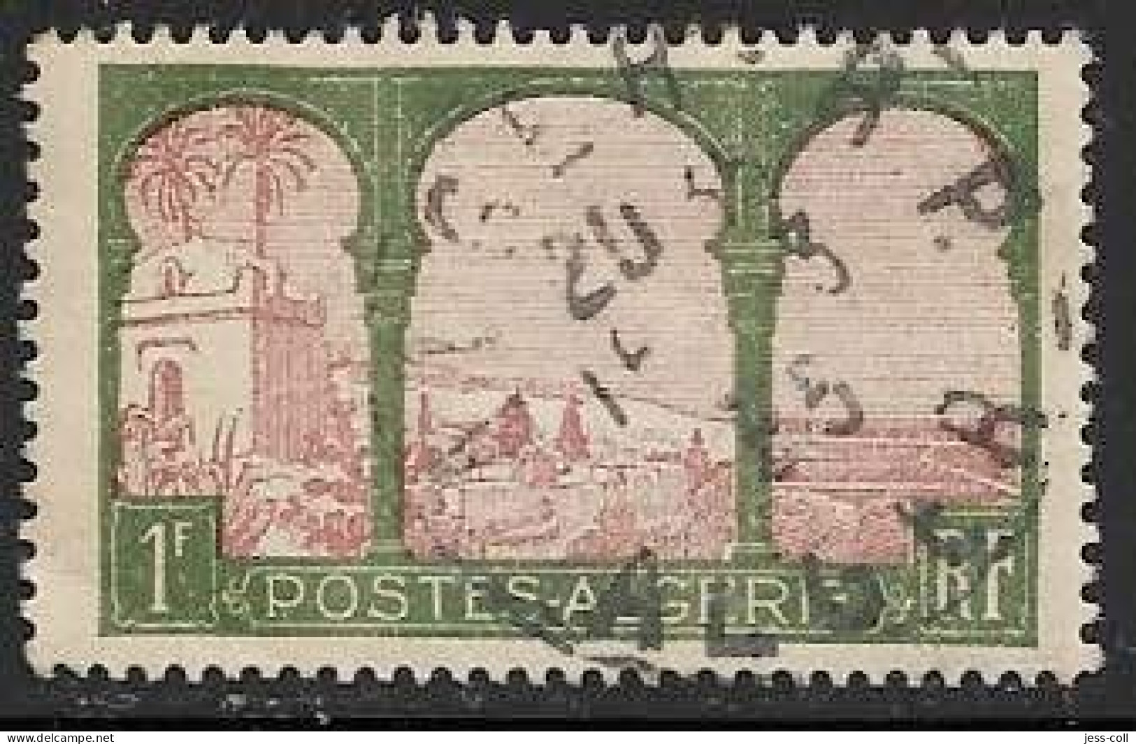 Yvert 51 1 F Vert-olive Et Brun-carmin - O - Used Stamps