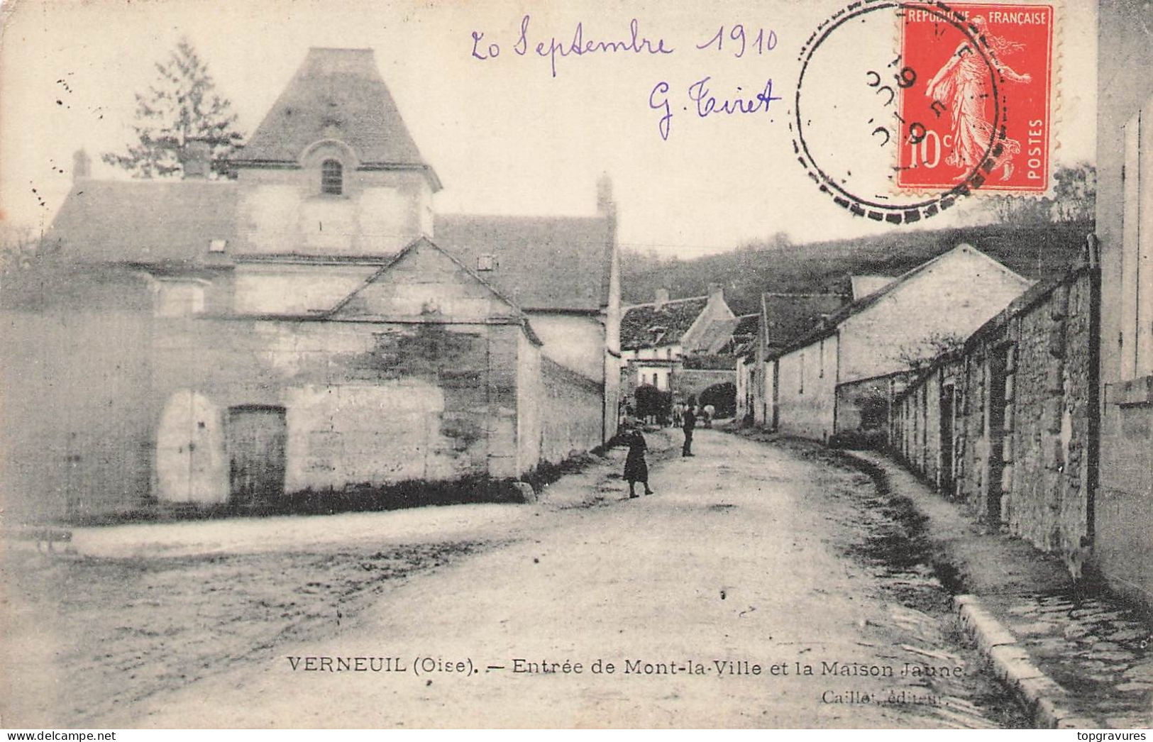 60 VERNEUIL-SUR-OISE - Entrée De De Mont-la-Ville - Other & Unclassified