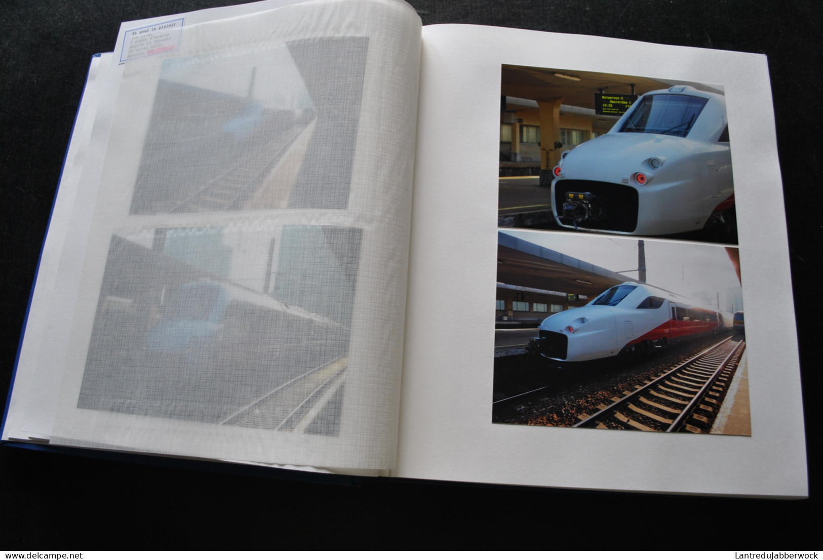 Album Photo 70 Thalys TGV FYRA Suspendu Bruxelles Amsterdam Revue De Presse Gare Liège Guillemins Et La Fusée Tintin IC - Treni