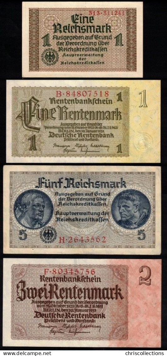 ALLEMAGNE - Lot De 25 Billets Allemands - Collections