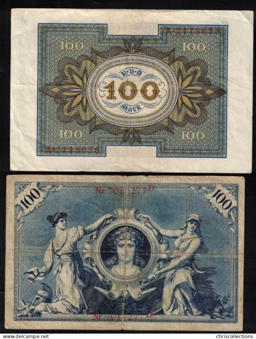 ALLEMAGNE - Lot de 25 Billets Allemands