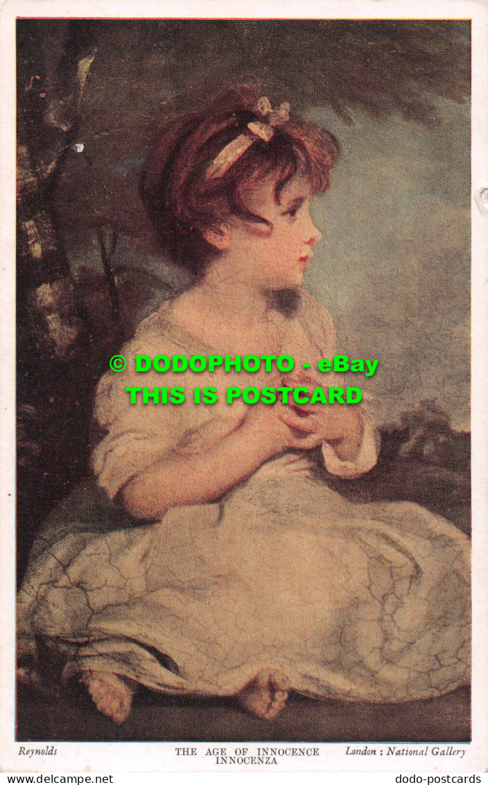 R529518 London. National Gallery. The Age Of Innocence. Medici Society. No. 8. R - Autres & Non Classés