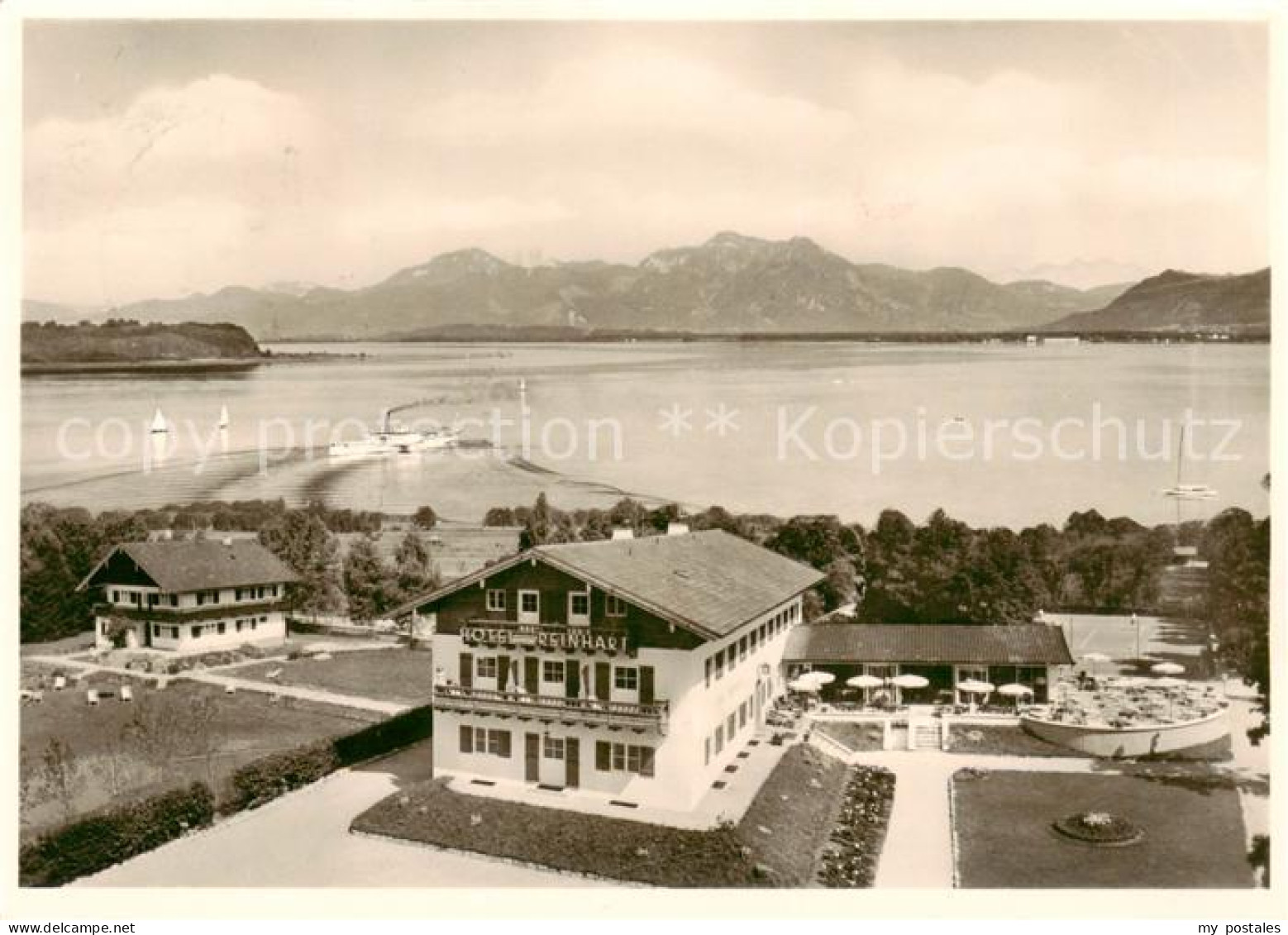 73792121 Prien Chiemsee Hotel Reinhart-Prien Aussenansicht M. Chiemsee Prien Chi - Other & Unclassified