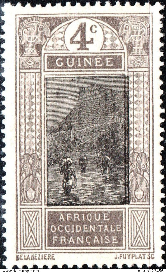 GUINEA FRANCESE, FRENCH GUINEA, PAESAGGI, LANDSCAPES, 1913, NUOVI (MLH*) Mi:FR-GU 65, Scott:FR-GU 65, Yt:FR-GU 65 - Neufs