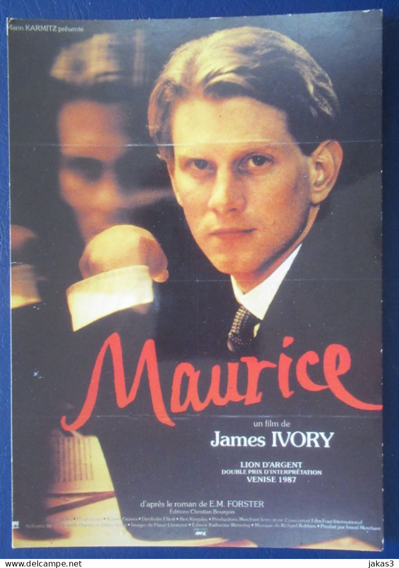 CPM CARTE POSTALE  FILM " MAURICE    "  D HÉLÈNE CHARTIER   (1987   ) - Manifesti Su Carta