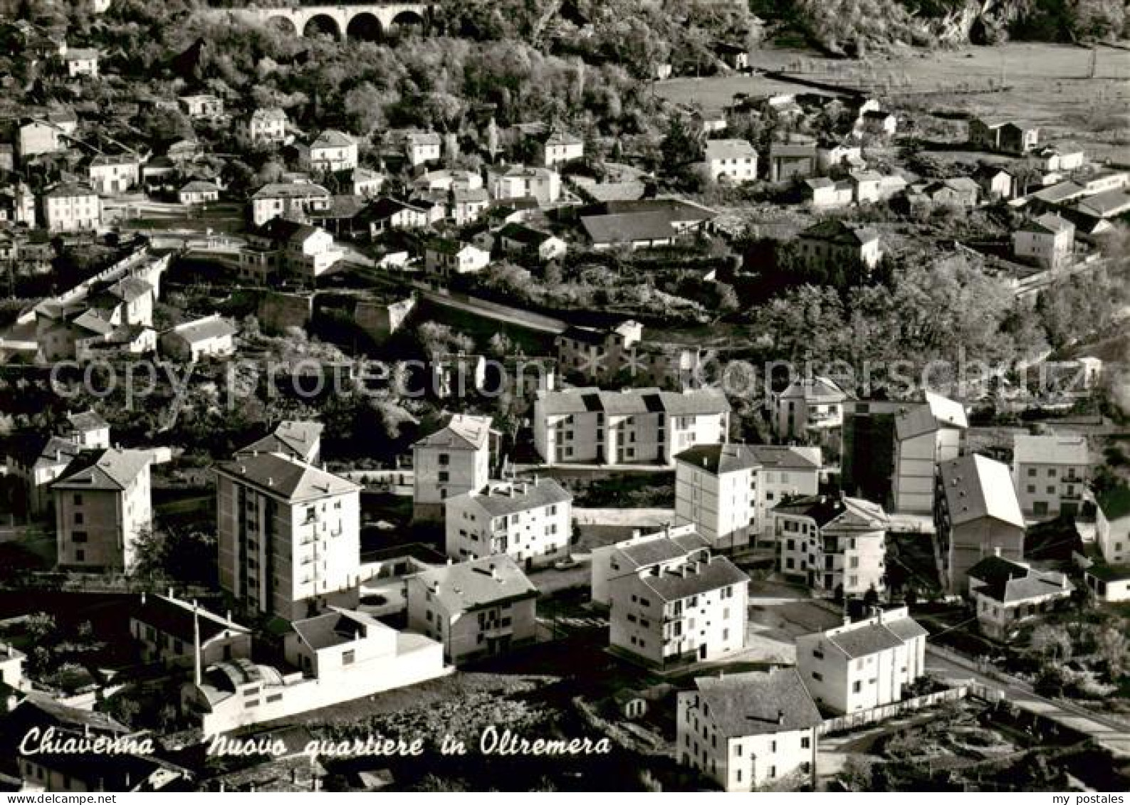 73792106 Chiavenna IT Fliegeraufnahme Quartiere In Oltremera  - Other & Unclassified