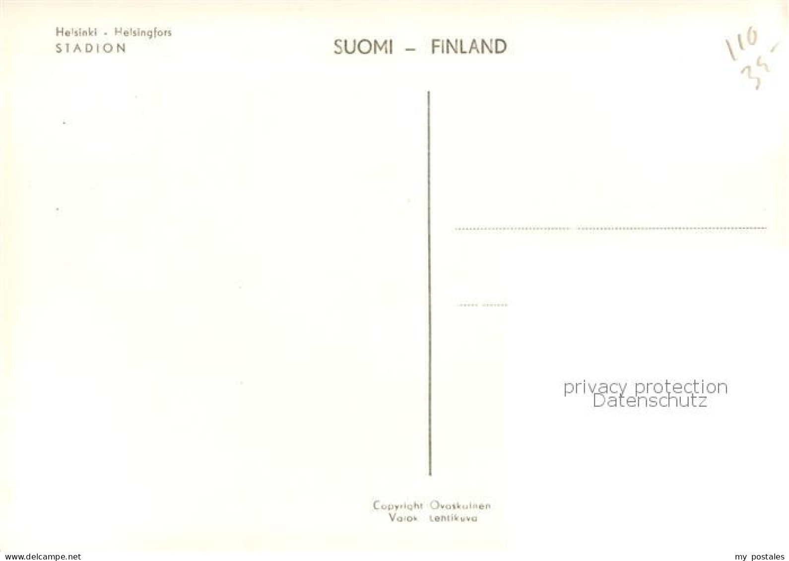 73792102 Helsinki Suomi Fliegeraufnahme Stadion  - Finlandia