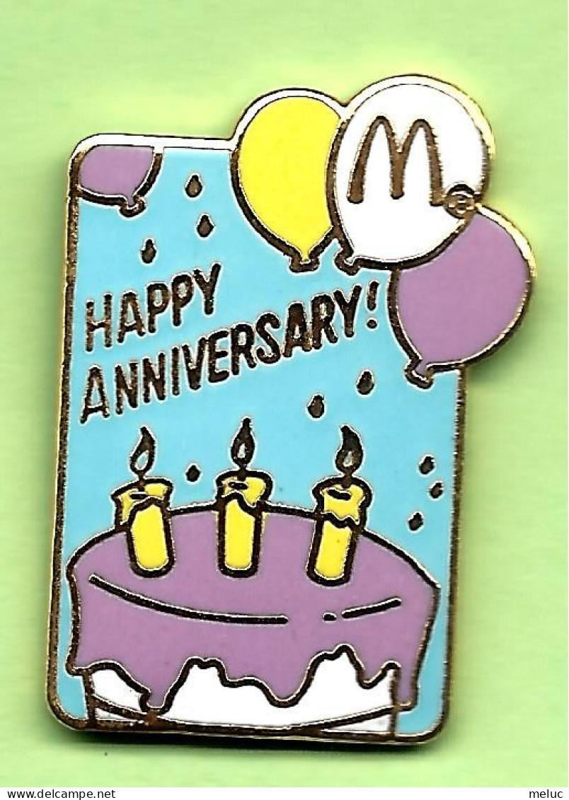 Pin's Mac Do McDonald's Happy Anniversary  - 6B09 - McDonald's