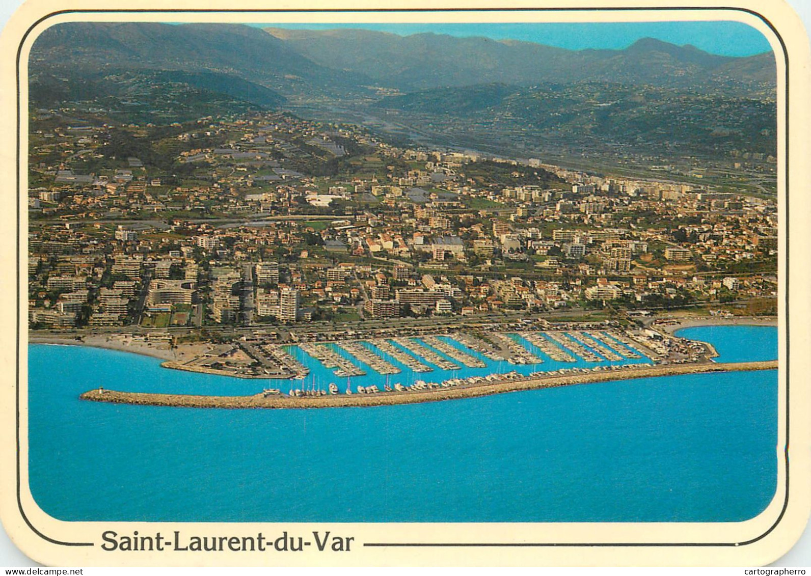 Navigation Sailing Vessels & Boats Themed Postcard Saint Laurent Du Var - Zeilboten