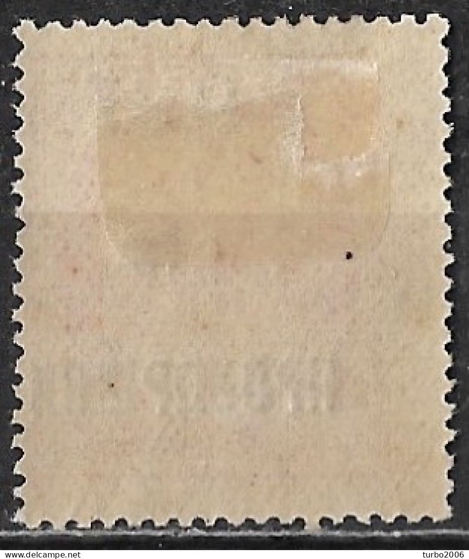 CRETE Black Dot On E In 1909 Overprinted Stamps With Small ELLAS + Provisional Vl. 65 MH - Crète