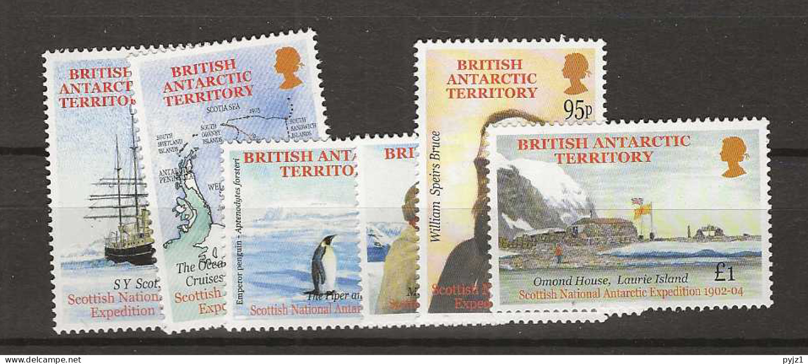 2001 MNH BAT Mi 342-47 Postfris** - Nuevos