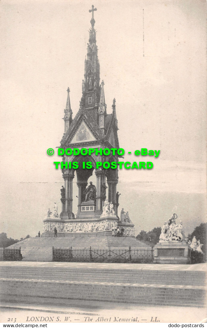 R529536 London. W. The Albert Memorial. LL. 213 - Otros & Sin Clasificación