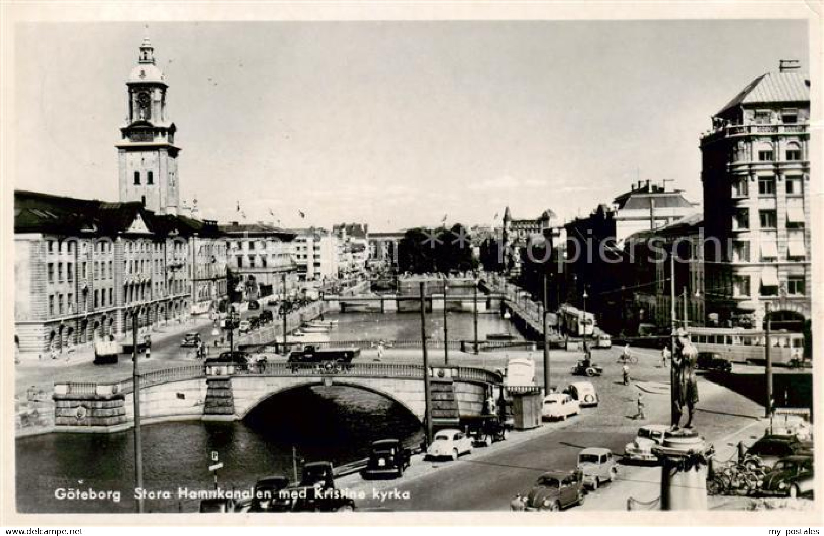 73791951 Goeteborg Stara Hamnkanalen Med Kristine Kyrka Goeteborg - Zweden