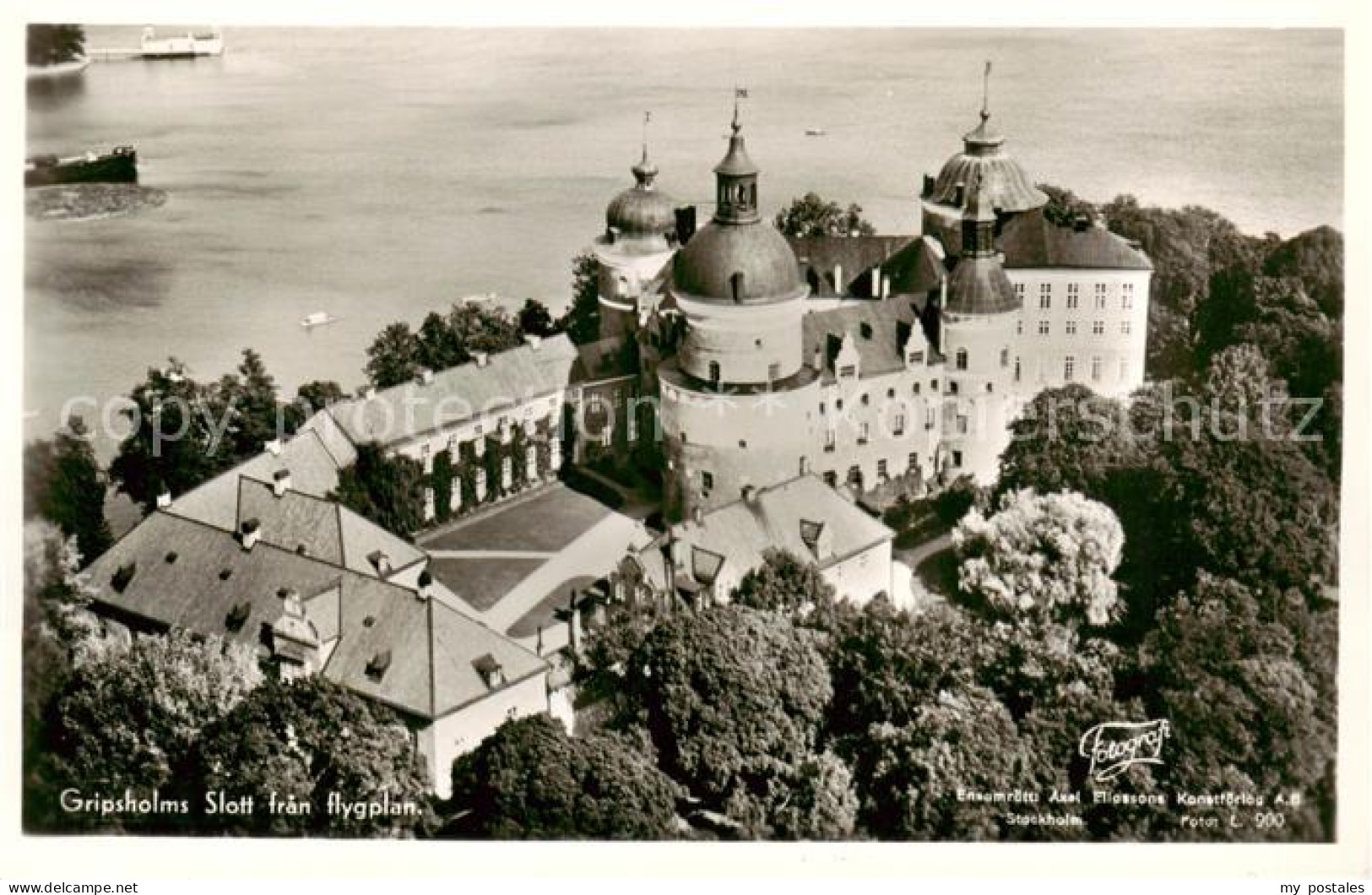 73791943 Gripsholms Slott Gripsholm Straengnaes Sweden Fliegeraufnahme  - Sweden