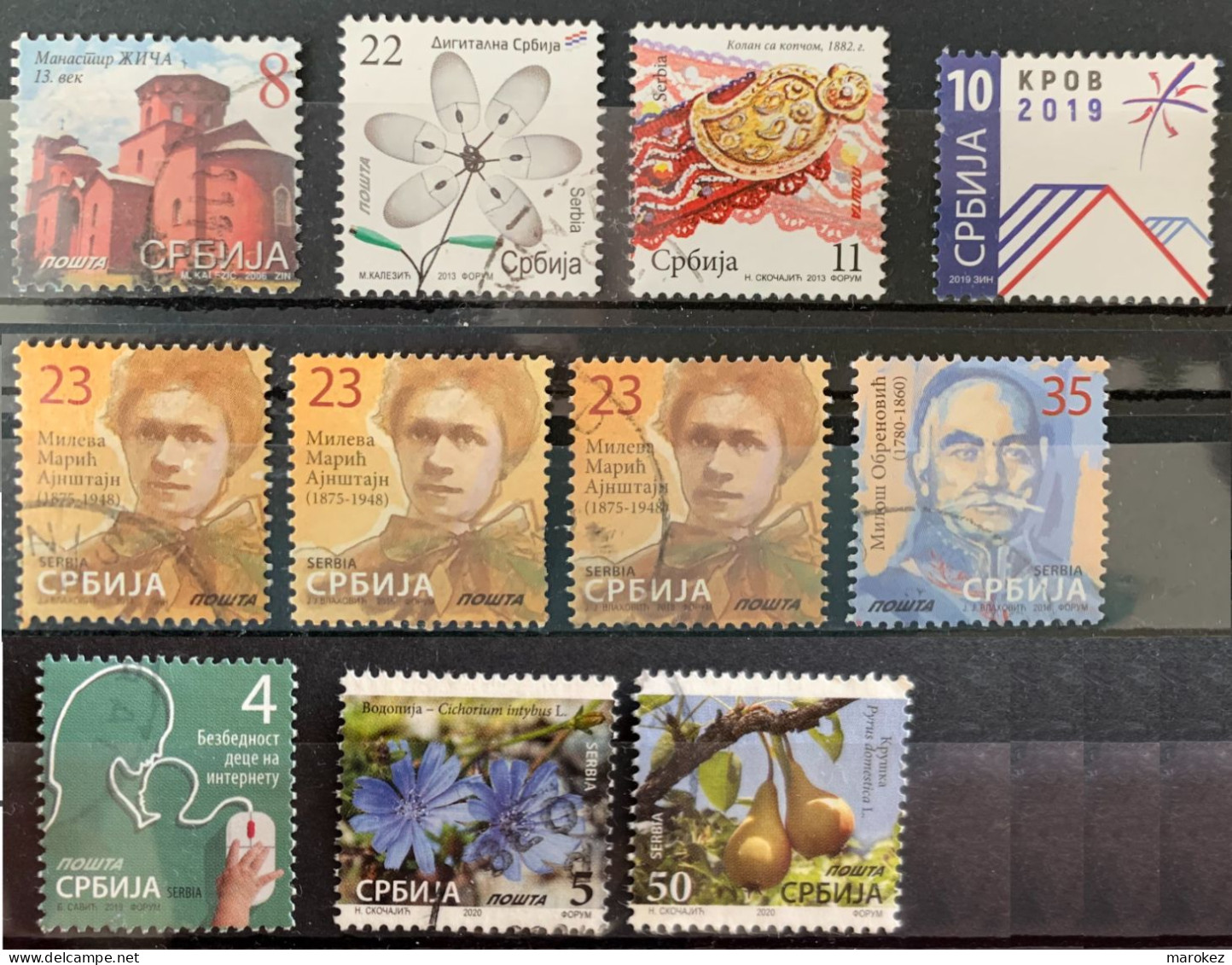 SERBIA 2006-2020 Definitives & Compulsory Surtax Stamps - Postally Used MICHEL # 152,273,430,549,649,886,Z91,926,980 - Serbien