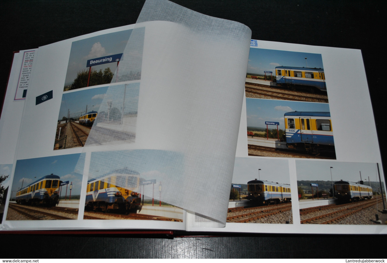 Album Photo 130 AR 41 44 45 Athus-Meuse Bertrix Libramont EUREGIO GTF Anvers Liège Automotrice AM 106 TBL 2 Clabercq - Trenes