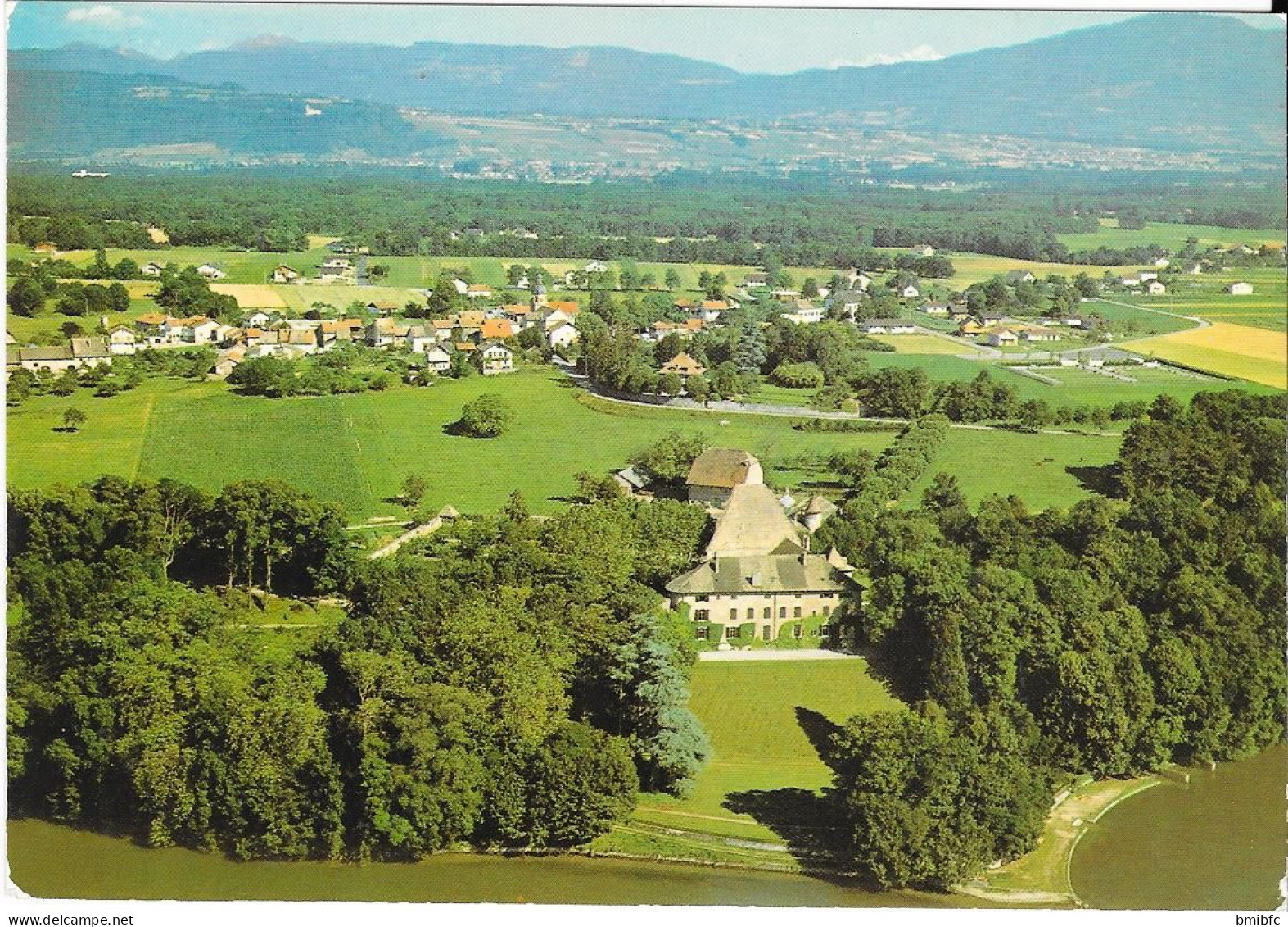 CHENS-SUR-LEMAN - Vue Générale Au Fond Les Monts Du Chablais Et Le Mont Blanc - Other & Unclassified