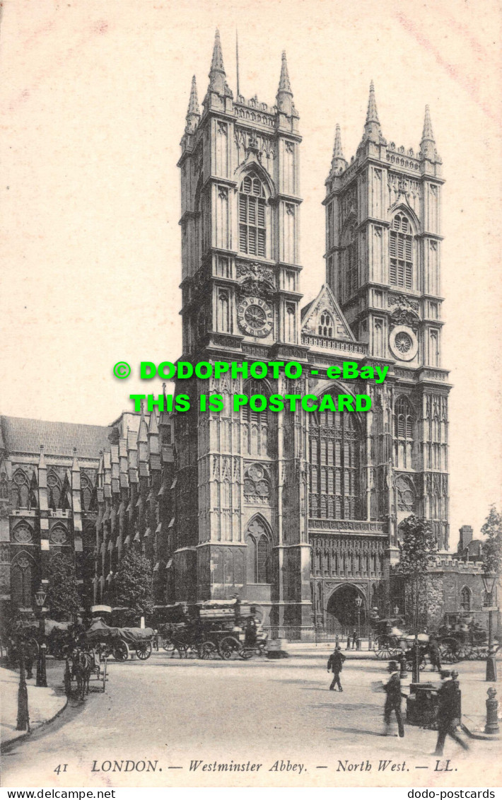 R529545 London. Westminster Abbey. North West. LL. 41 - Andere & Zonder Classificatie