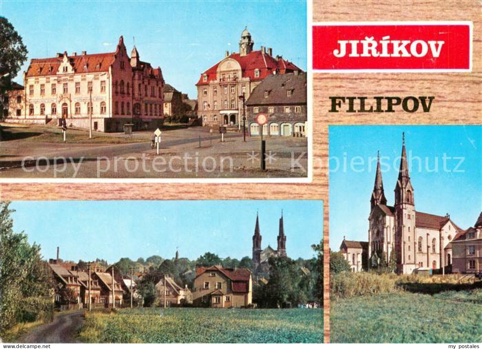 73791889 Jirikov Filipov Philippsdorf CZ Teilansichten Kirche  - Czech Republic