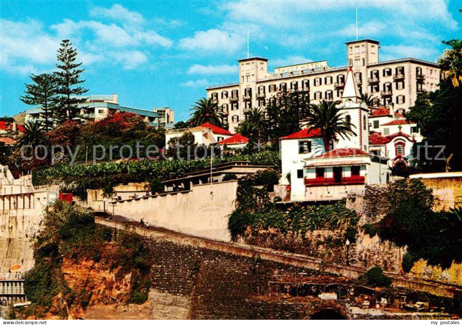 73791886 Funchal Madeira PT Hotel Savoy Et Descida Para A Piscina  - Sonstige & Ohne Zuordnung