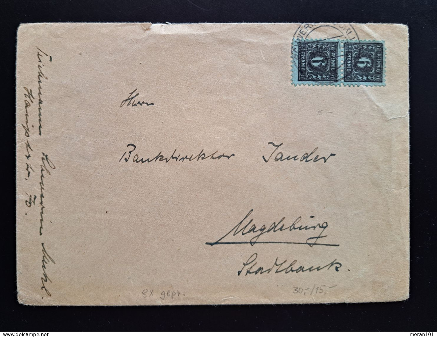 Mecklenburg-Vorpommern 1945, Brief Schwerin Paar Paar Mi 8x Signiert - Covers & Documents