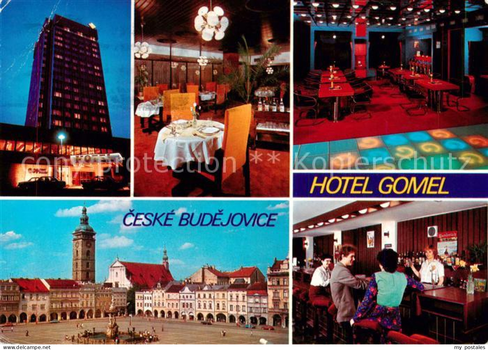 73791862 Ceske Budejovice Budweis CZ Hotel Gomel Restaurant Bar Stadtplatz  - Czech Republic