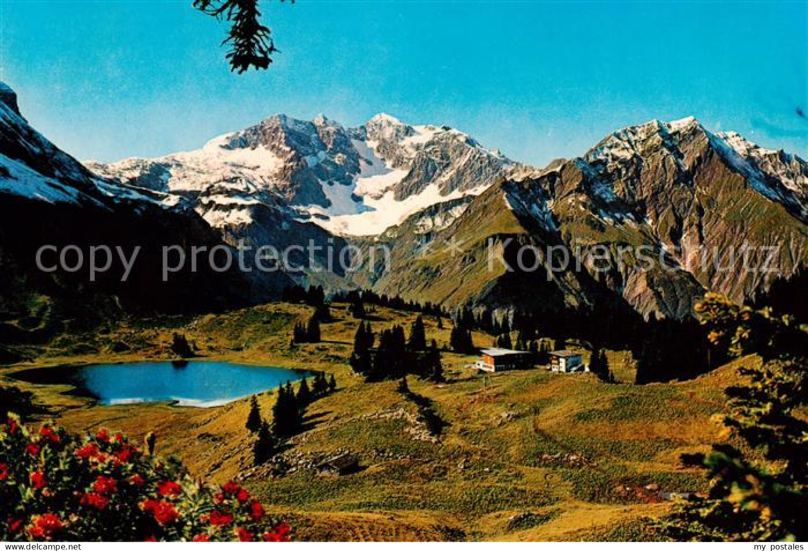 73791850 Koerbersee Schroecken Vorarlberg AT Mit Braunarlspitze Im Bregenzerwald - Autres & Non Classés