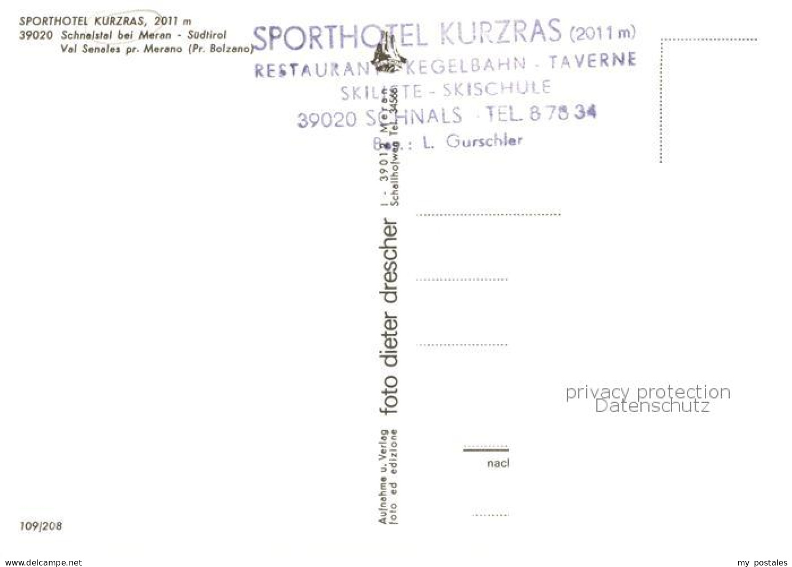 73791843 Schnalstal Trentino IT Sporthotel Kurzras Panorama  - Other & Unclassified