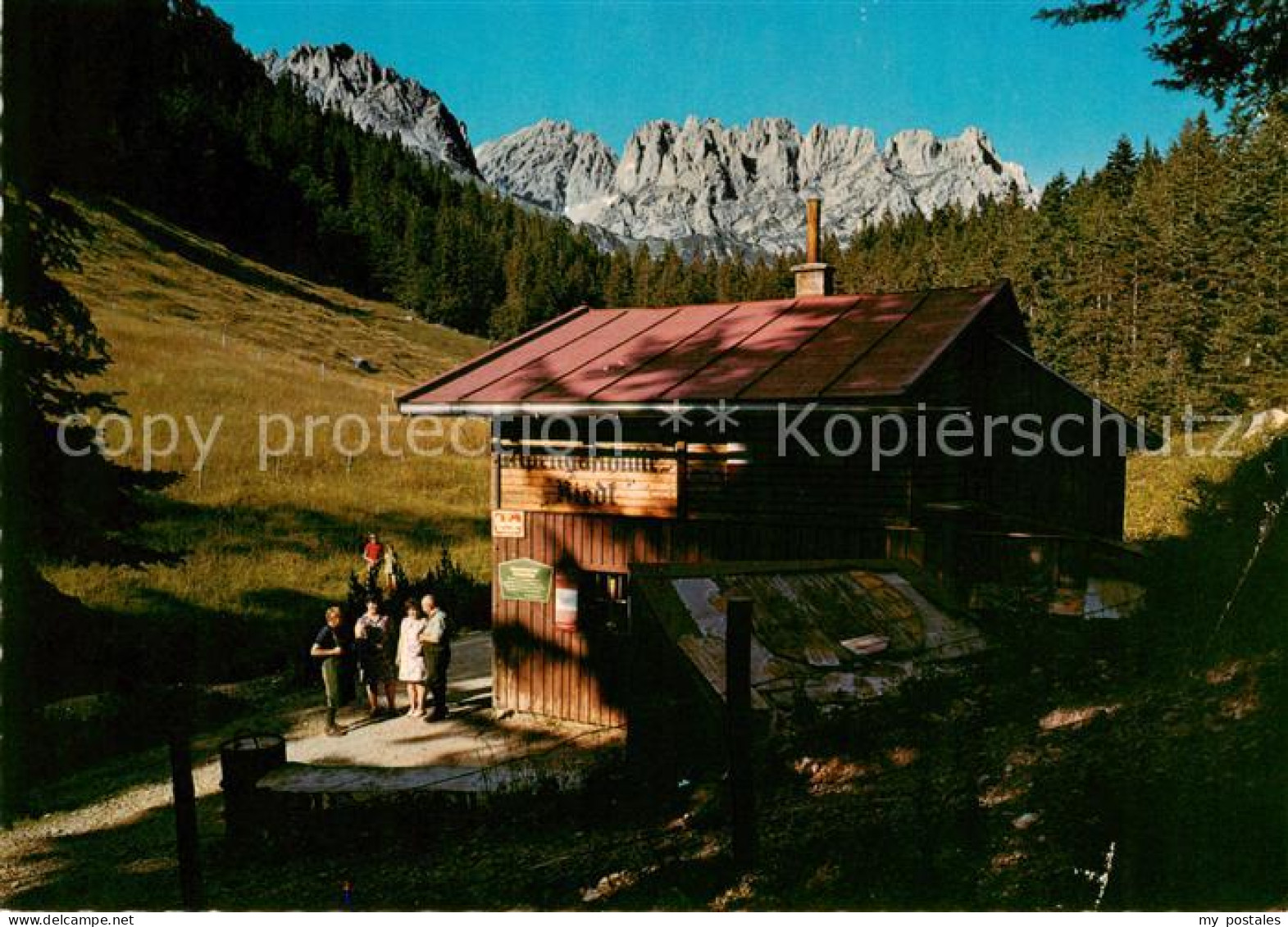 73791812 Ellmau Elmau Tirol AT Riedlhuette Mit Vorderer Karlspitze Und Toerlspit - Sonstige & Ohne Zuordnung