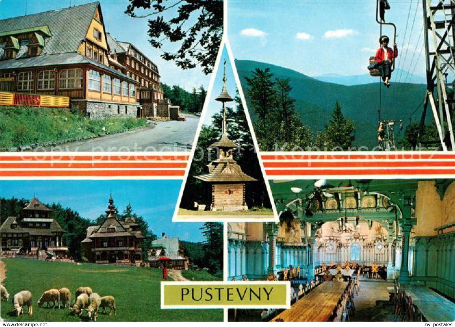 73791804 Pustevny Pustewny CZ Hotel Tanecnica Sedackovy Vytah Pustevny Zvonicka  - Czech Republic