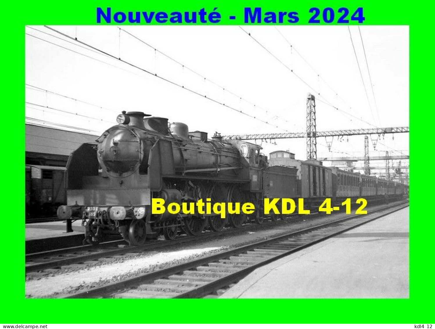 ACACF 852 - Train, Loco 230 F 185 En Gare - LE MANS - Sarthe - SNCF - Le Mans