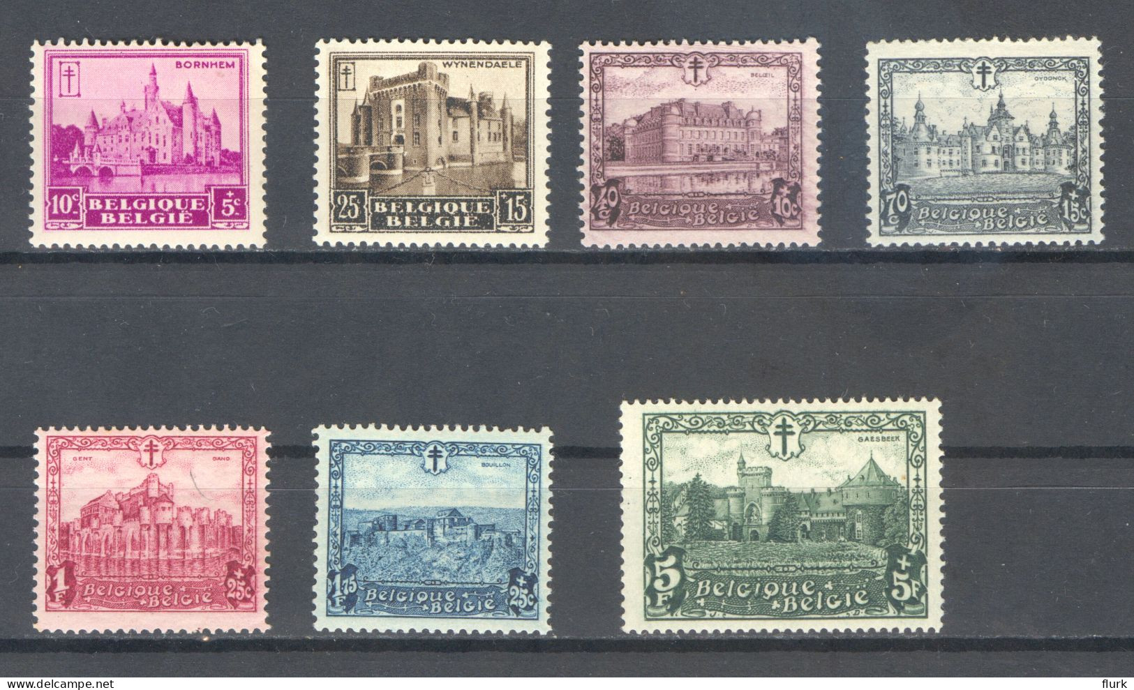 België Nr 308-314 XX Cote €195 Perfect - Unused Stamps