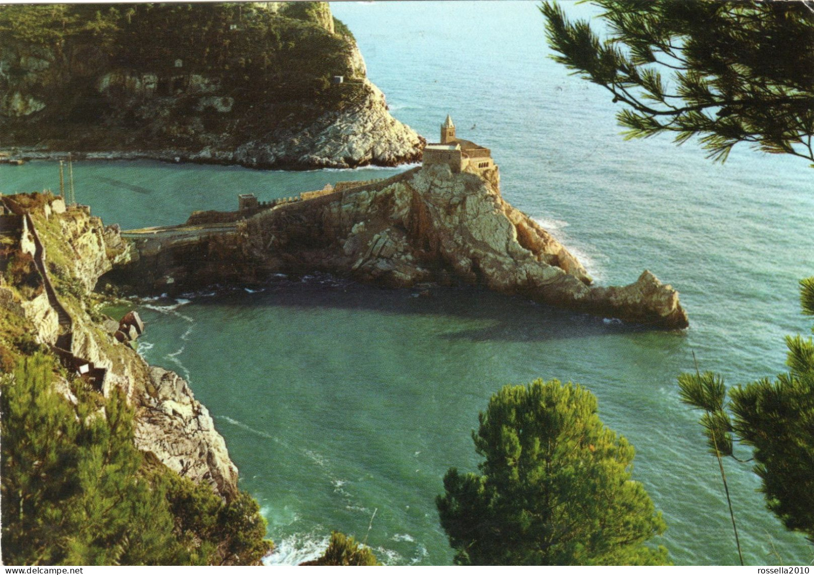 CARTOLINA ITALIA 1982 LA SPEZIA PORTOVENERE LA BAIA DI BYRON Italy Postcard ITALIEN Ansichtskarten - La Spezia