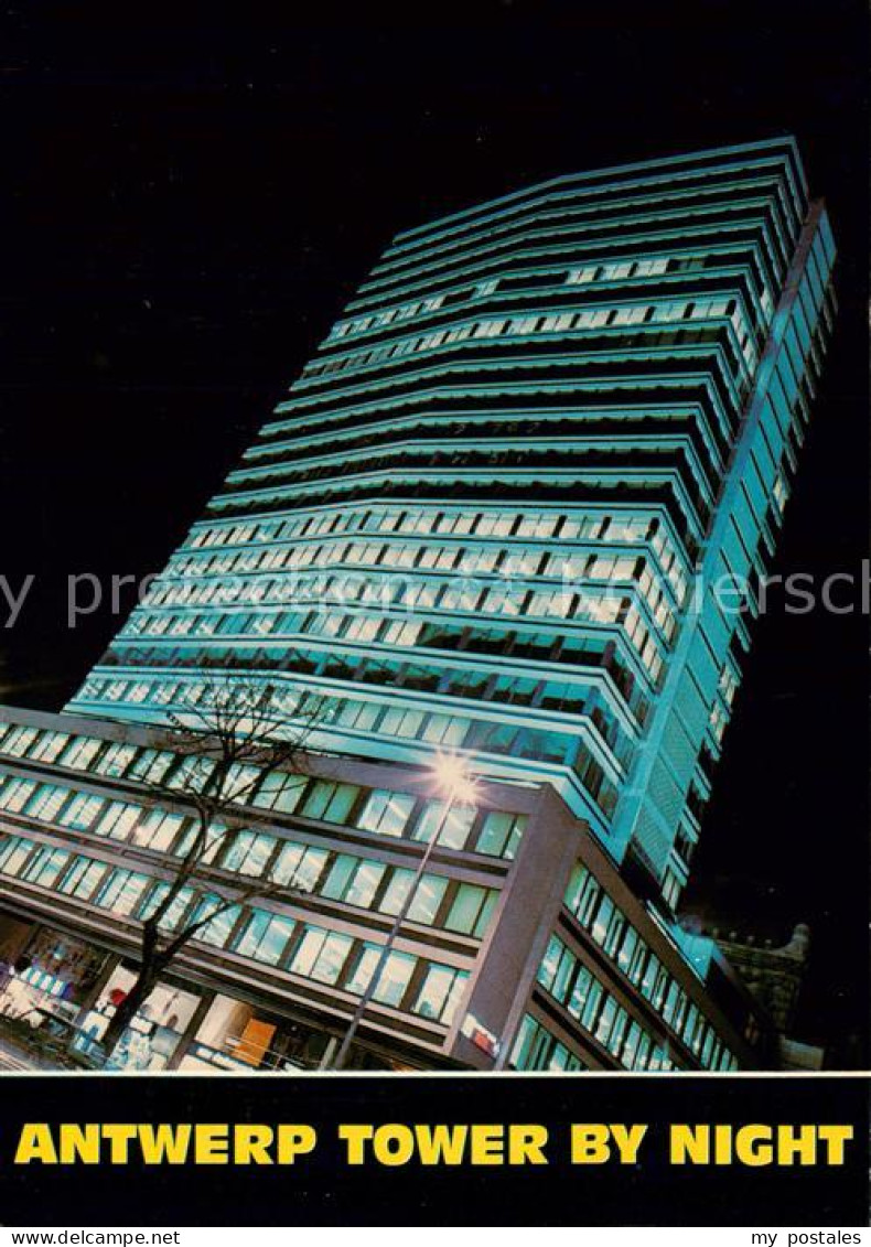 73791795 Antwerpen Anvers Antwerp Tower By Night Antwerpen Anvers - Antwerpen