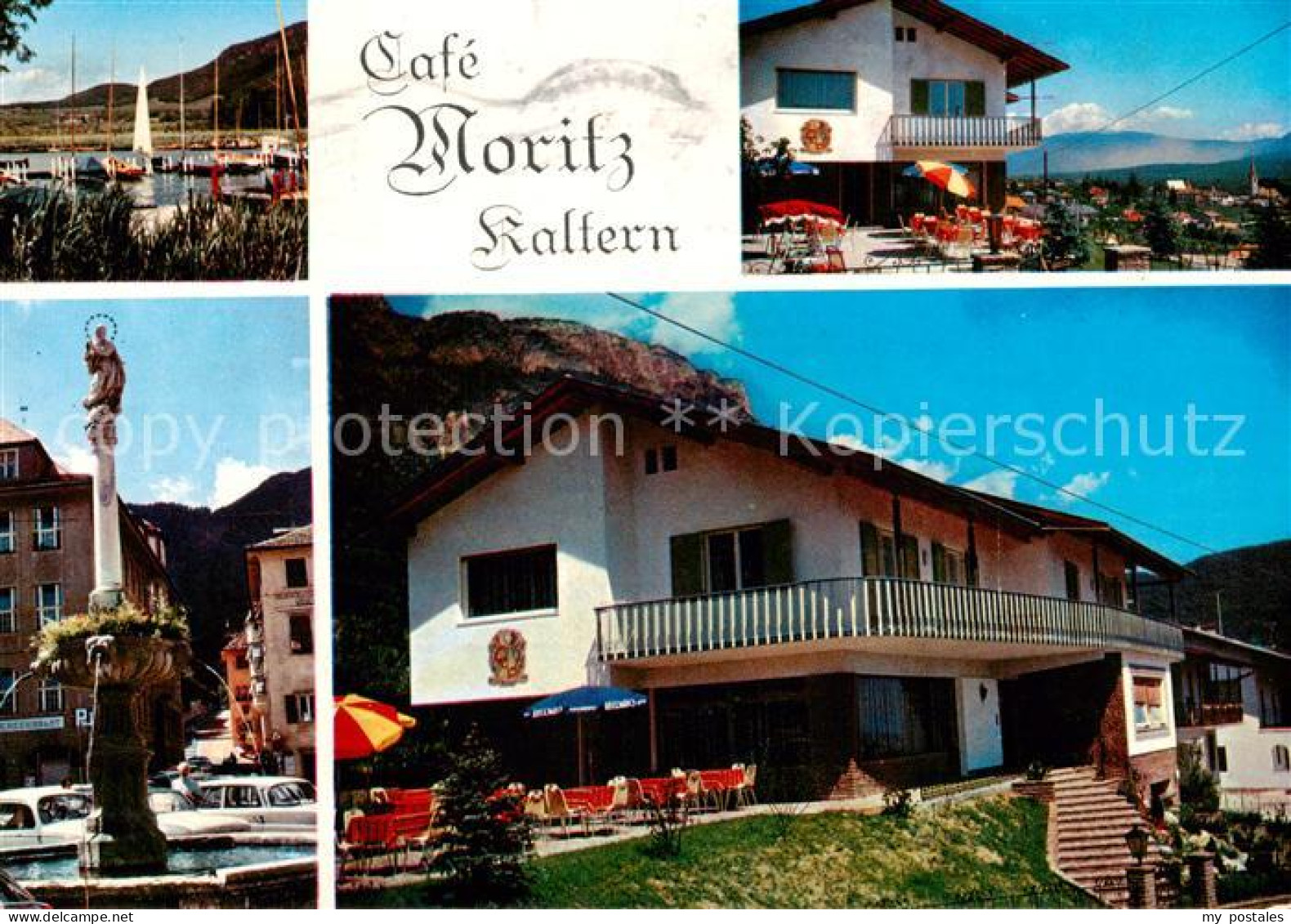 73791794 Kaltern Caldaro Suedtirol IT Cafe Moritz Eisdiele Brunnen Bootshafen  - Other & Unclassified