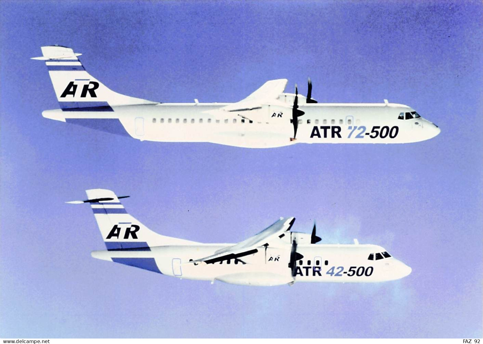 ATR 42 - ATR 72 - +/- 180 X 130 Mm. - Photo Presse Originale - Aviation