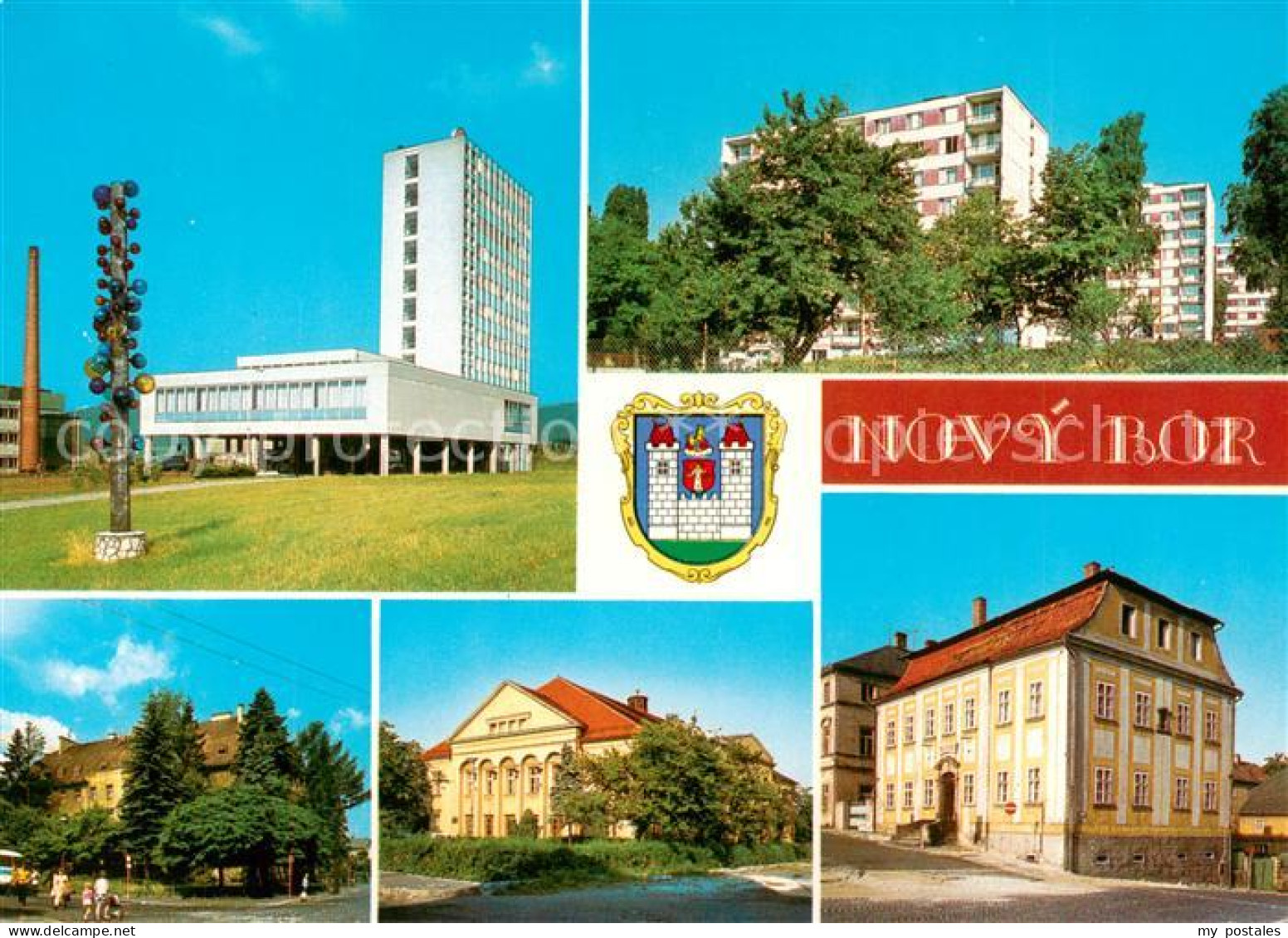 73791788 Novy Bor Haida CZ Borske Sklo Sidliste Hotel Grand Divadlo Muzeum  - Czech Republic