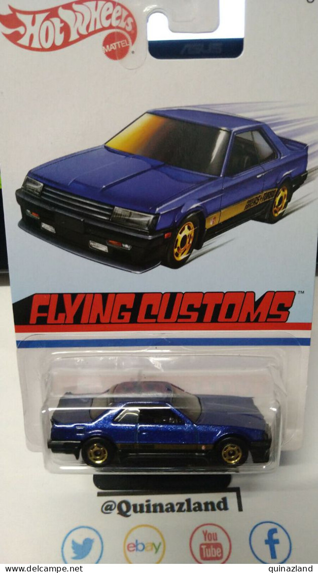 Hot Wheels 2019 Flying Customs Target Exclusive Nissan Skyline Rs (NP39) - HotWheels