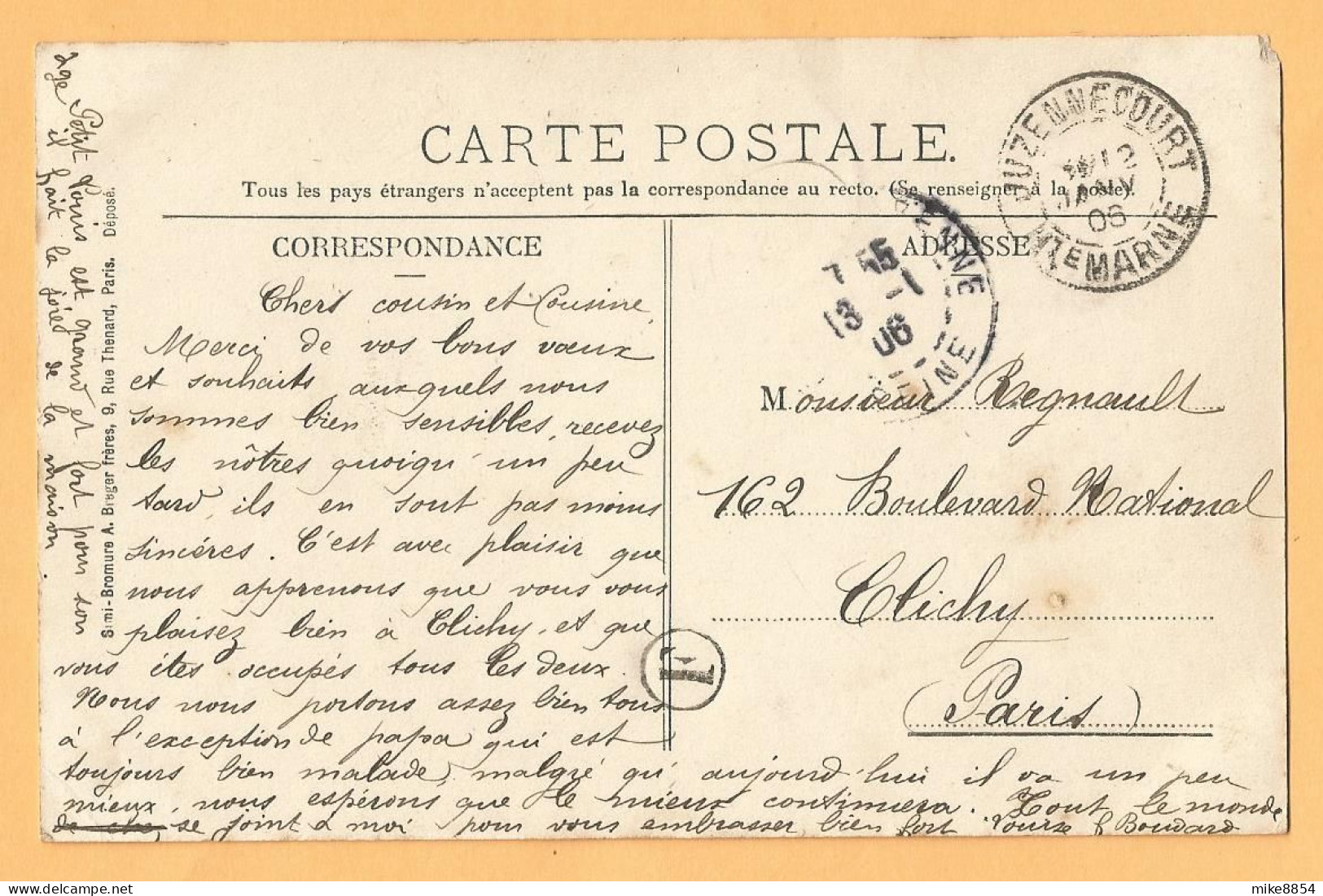 0045  CPA  SAINT-MARTIN (Haute-Marne)  La Grande-Rue  -  1906   ++++++++++++++++++++++ - Other & Unclassified