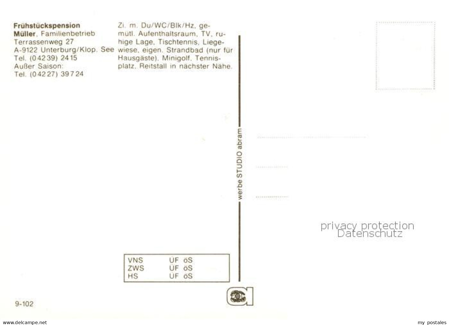 73791766 Unterburg Klopeinersee Kaernten AT Fruehstueckspension Mueller Gaststub - Andere & Zonder Classificatie